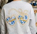 Autism mama floral locket sweatshirt 💙