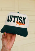 Autism mama tiger trucker hat