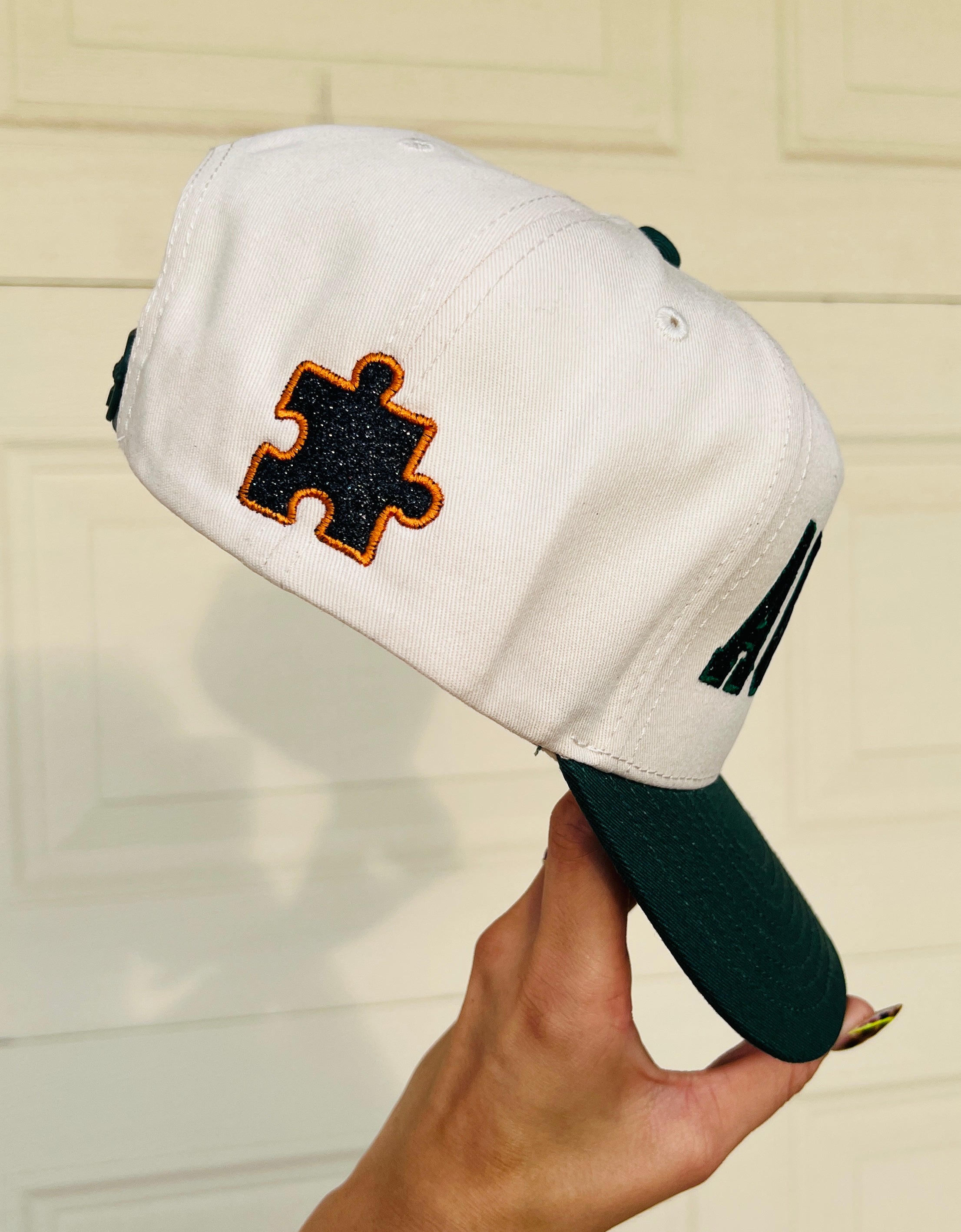 Autism mama tiger trucker hat