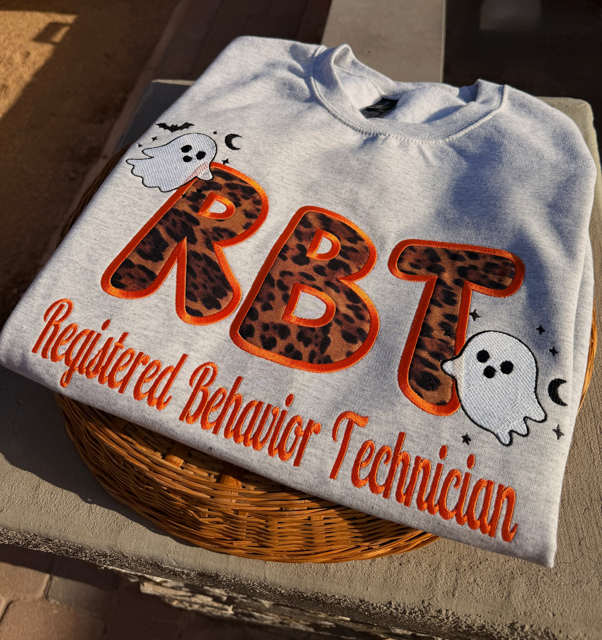 RBT Ghosties embroidered crewneck 👻