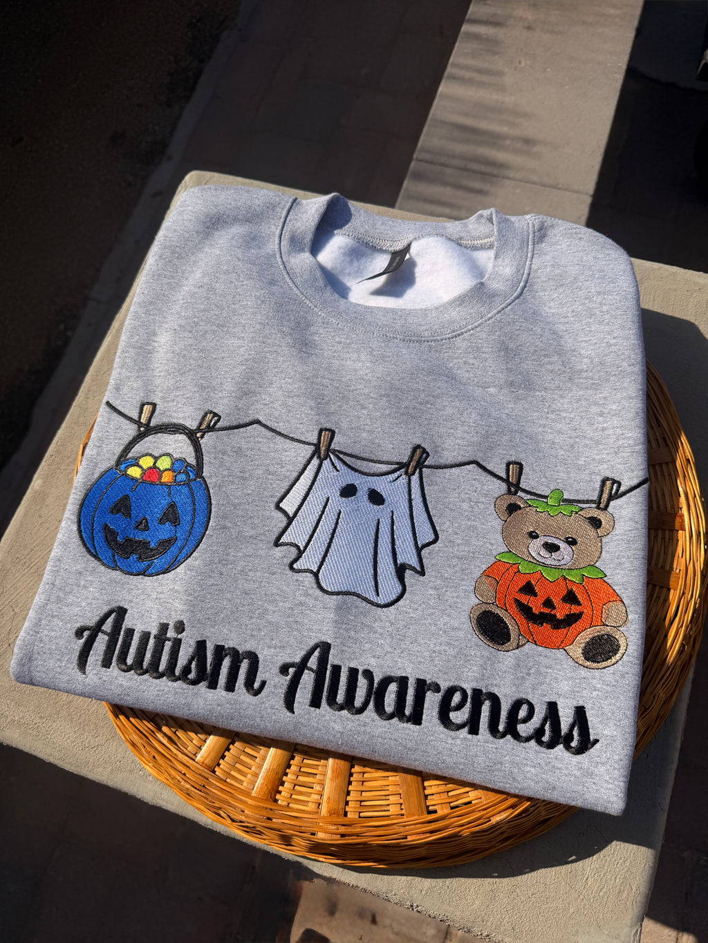 Autism Awareness Spooky season sweater