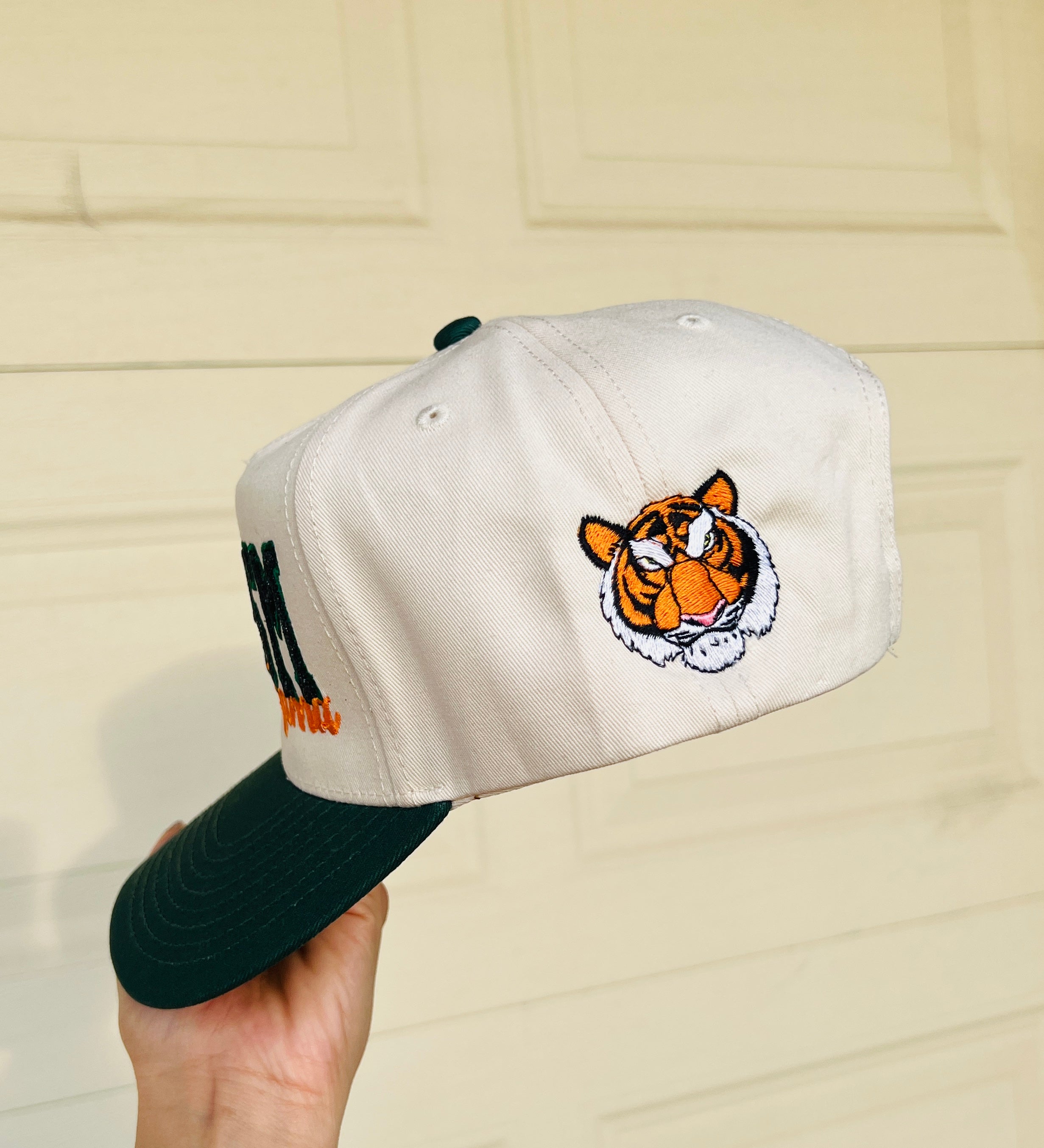 Autism mama tiger trucker hat